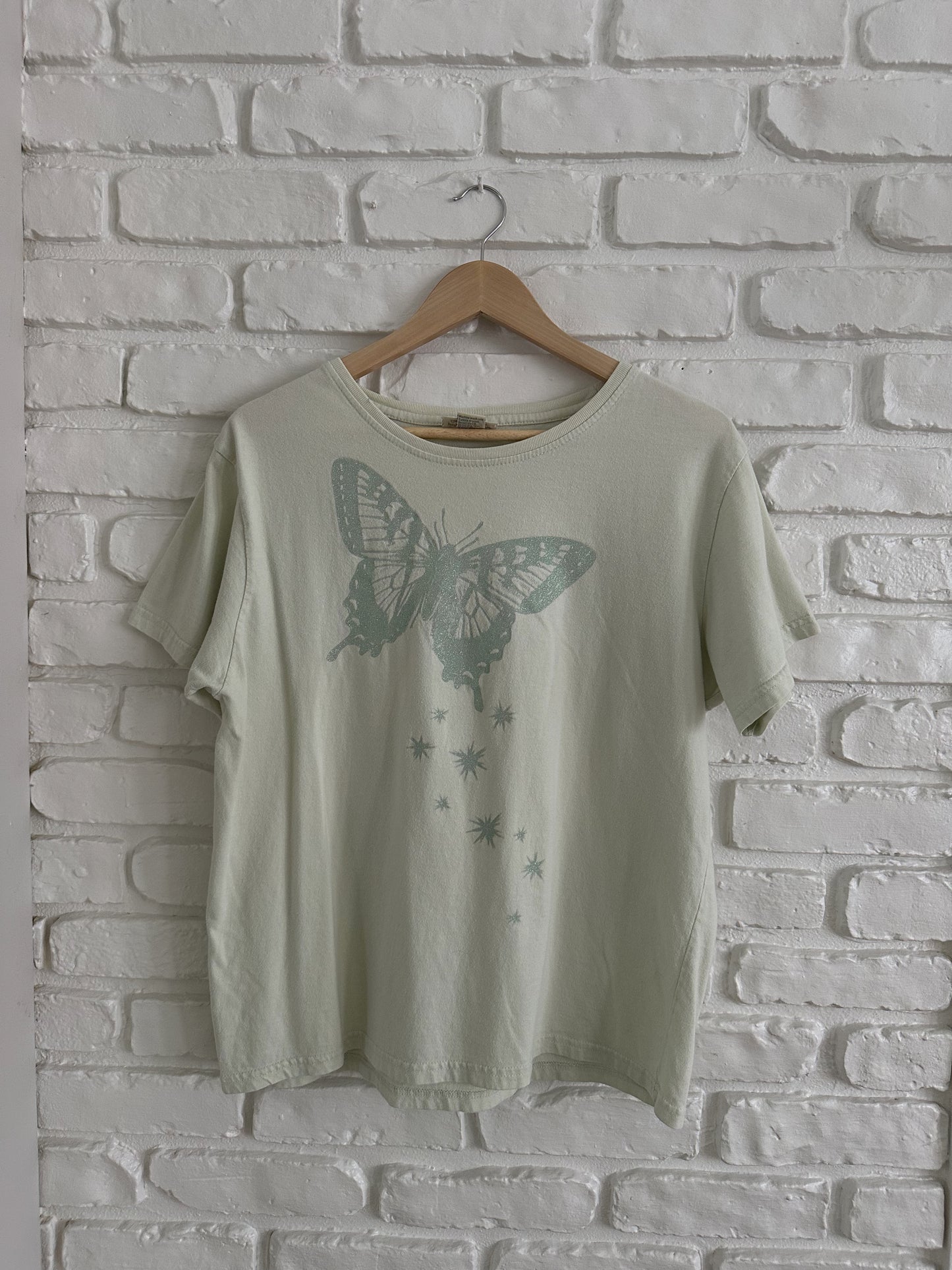 Butterfly Glitter Tee (L)