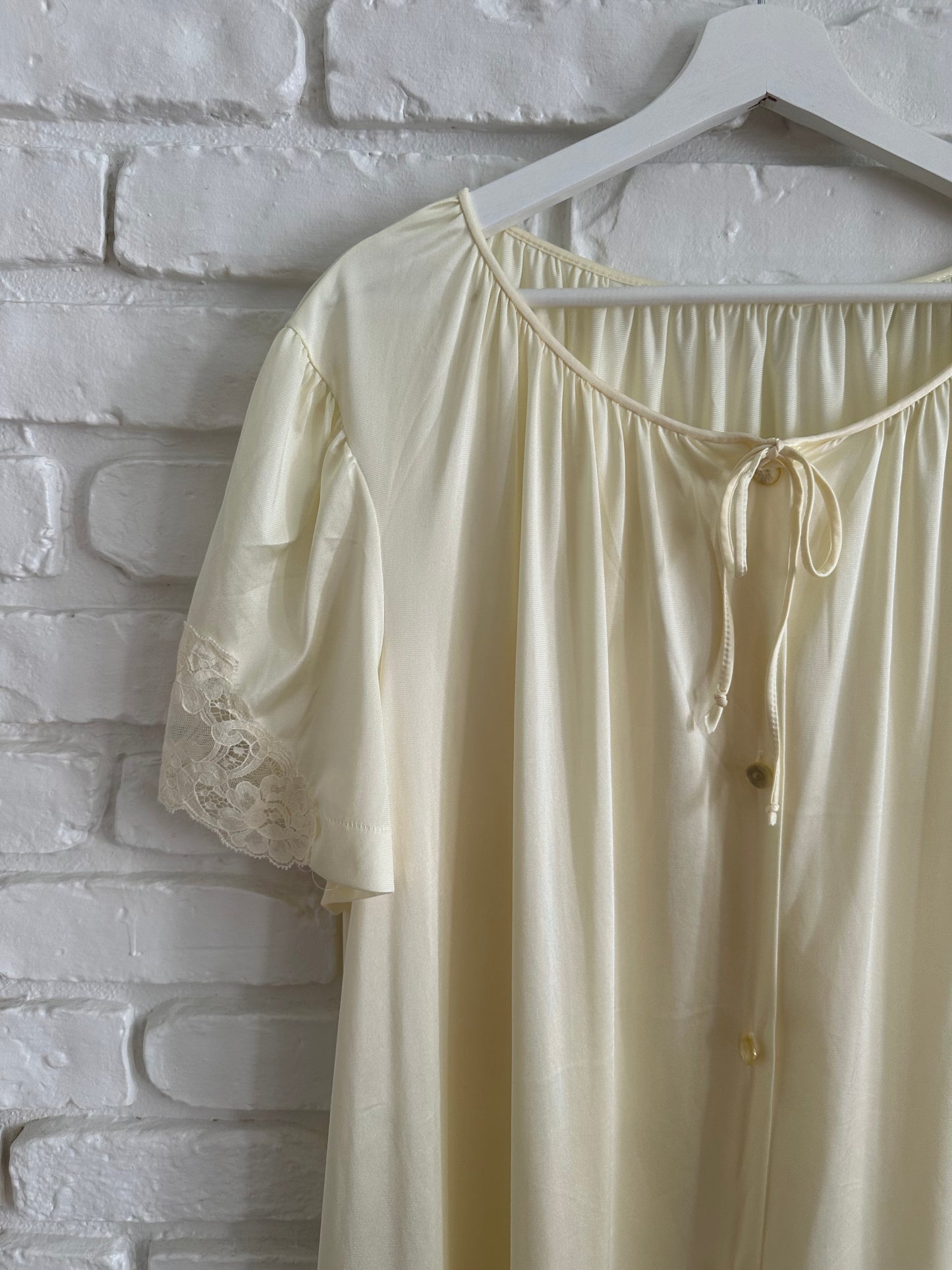 Lace Cap Sleeve Nightie (XL/2XL)