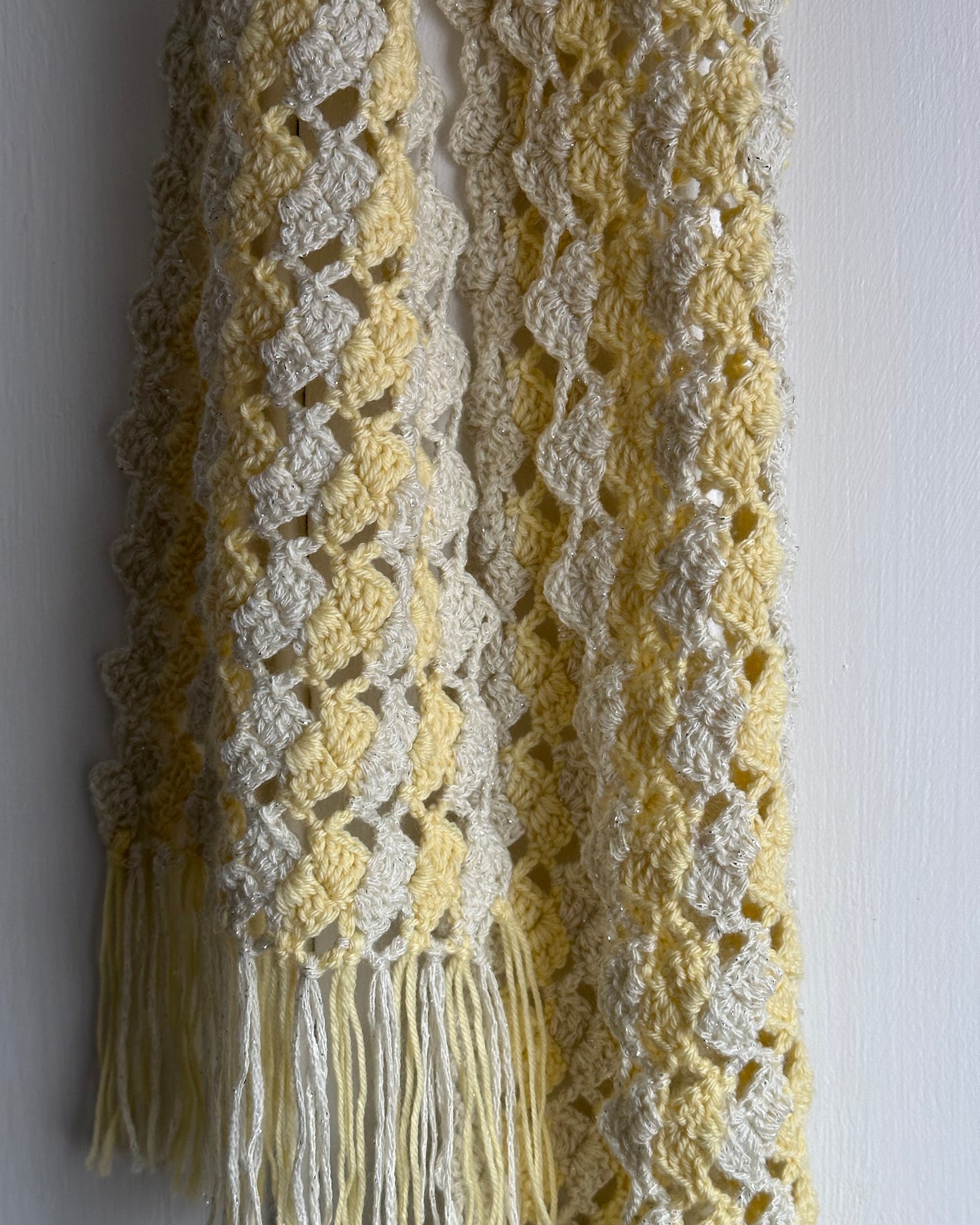 Shimmering Yellow Scarf