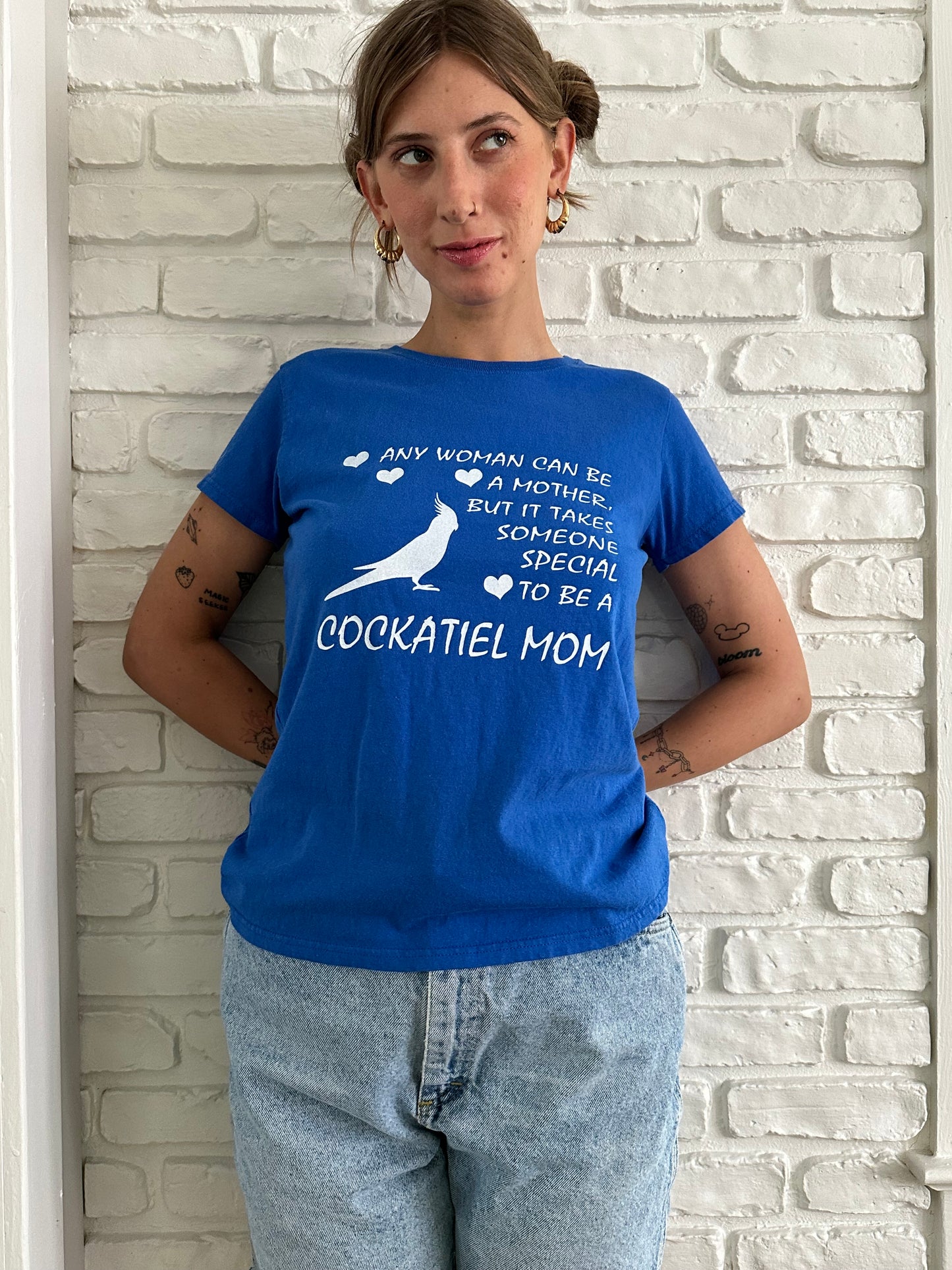 Cockatiel Mom Tee (M)