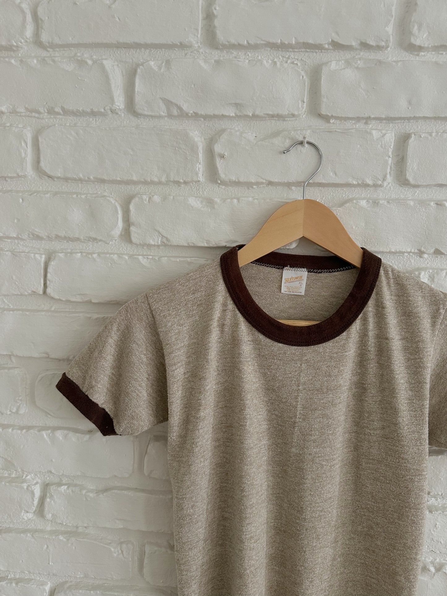 Oatmeal Ringer Tee (XS)