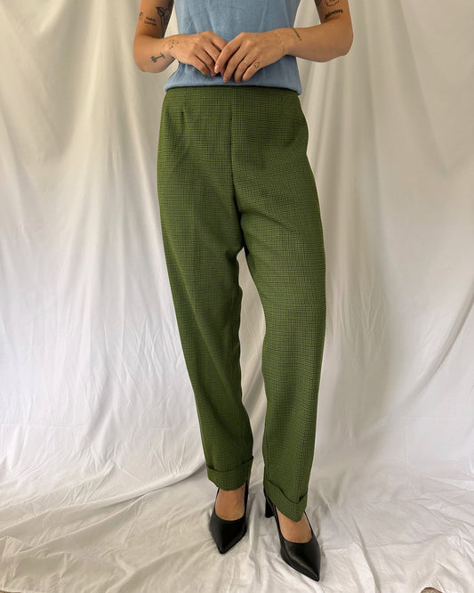 Green Houndstooth Pants (16)