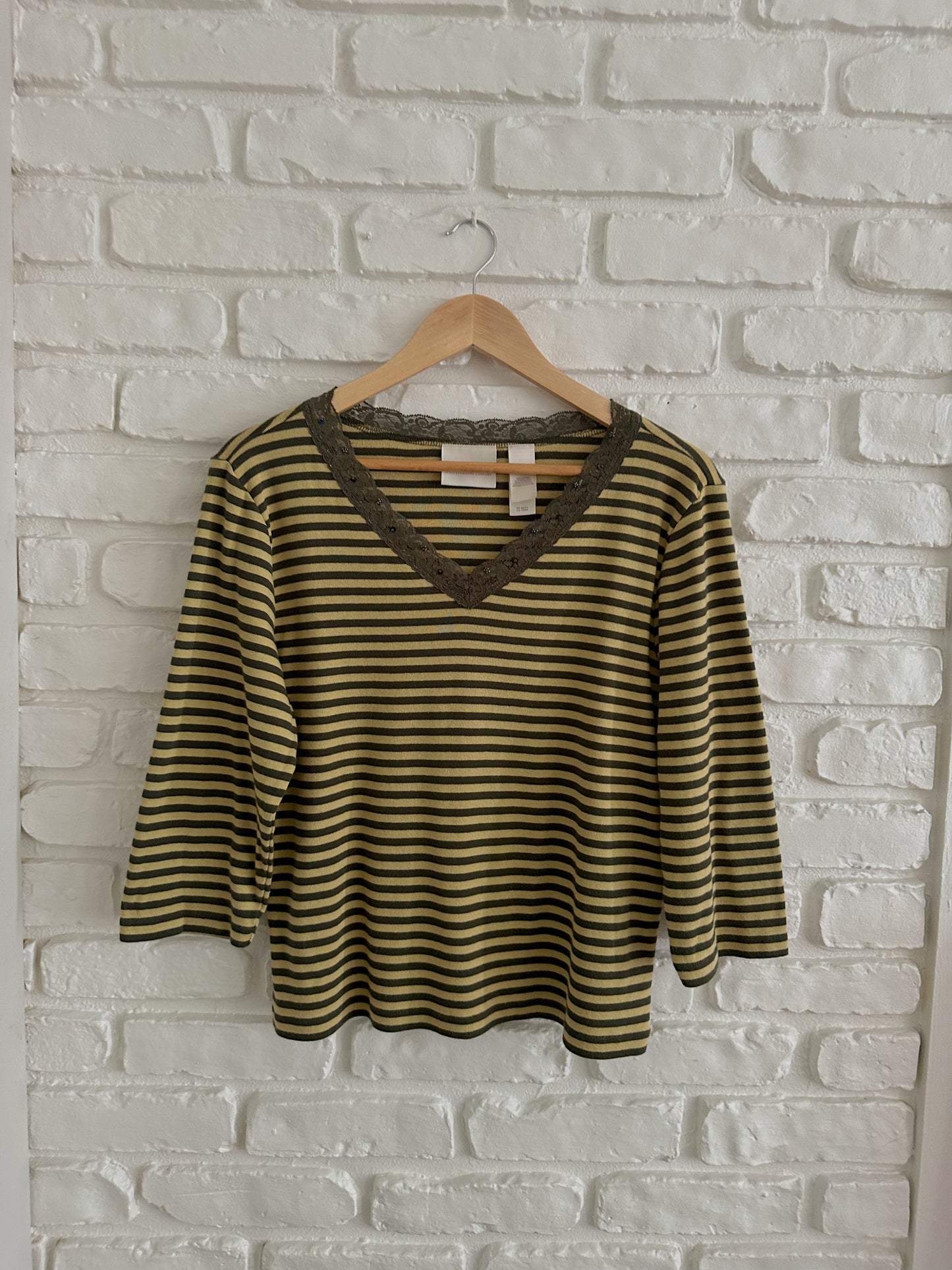 Virgo Striped Top (L)