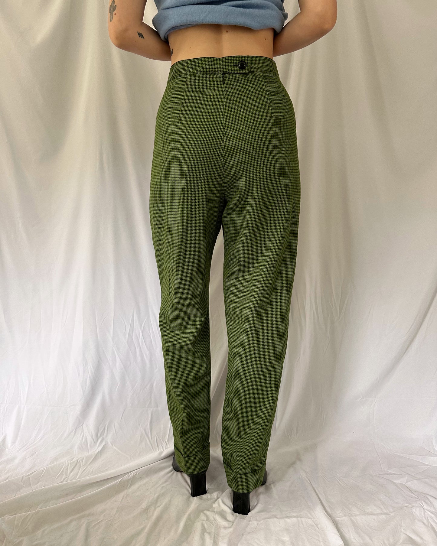 Green Houndstooth Pants (16)