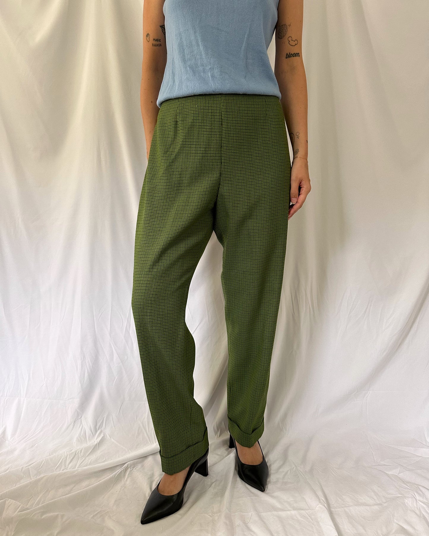 Green Houndstooth Pants (16)