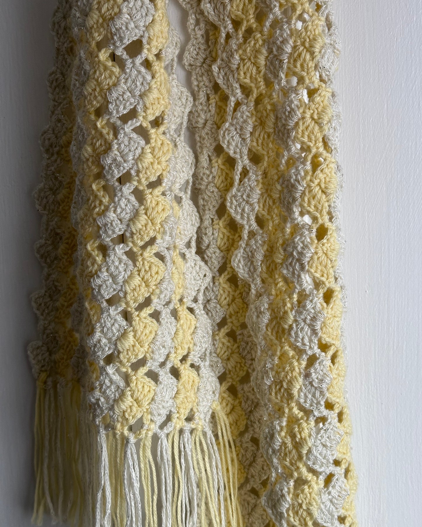 Shimmering Yellow Scarf