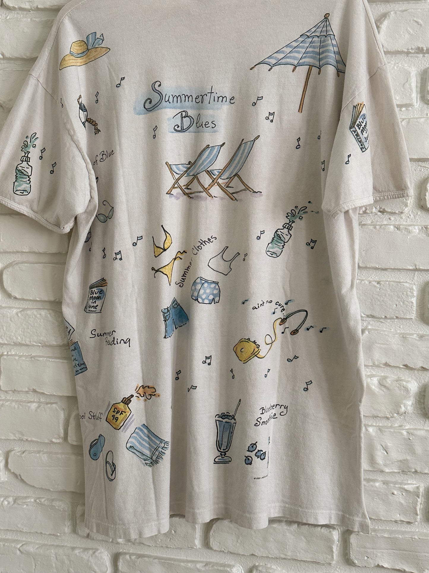 Summertime Blues Tee (XL)