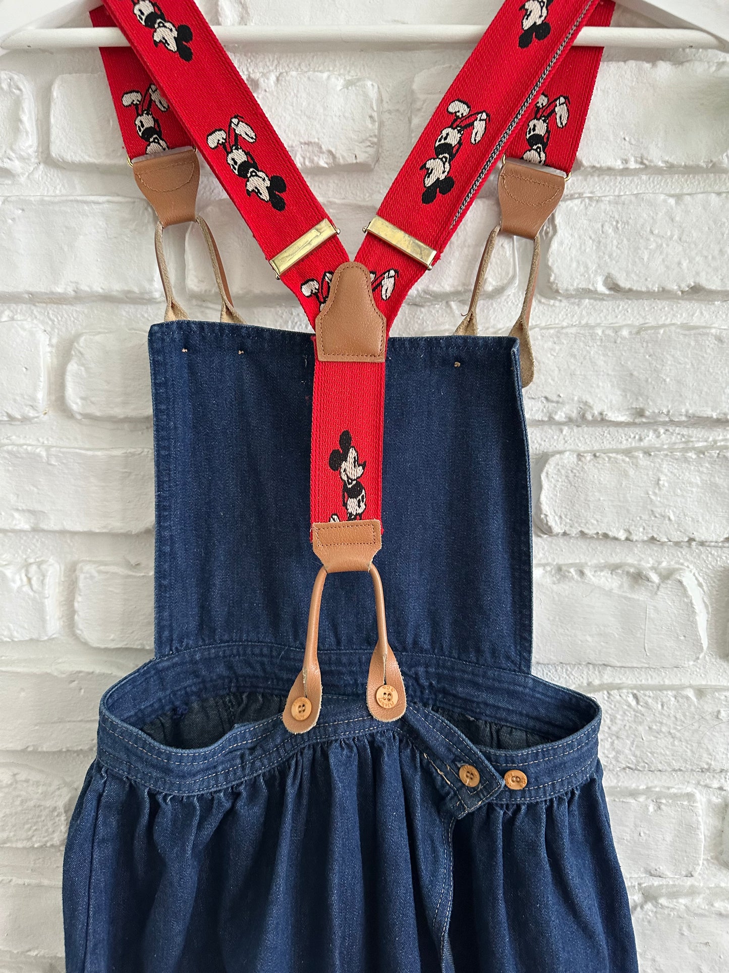 Mickey & Co. Denim Pinafore Dress (XS/S)