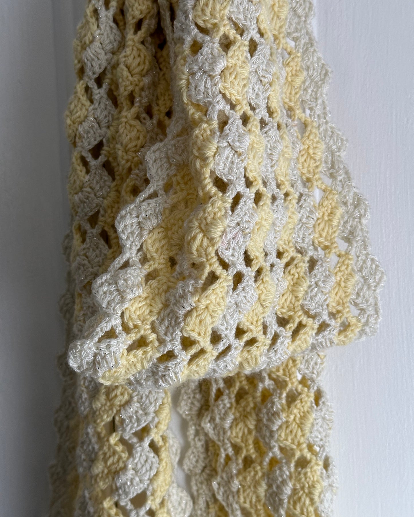 Shimmering Yellow Scarf