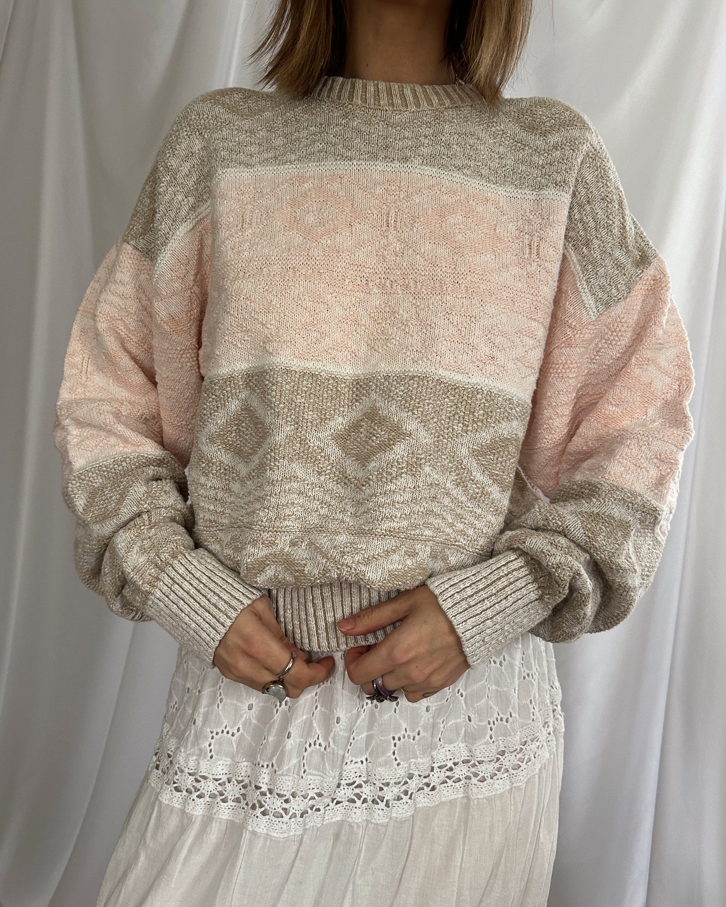 Strawberries & Cream Sweater (L)