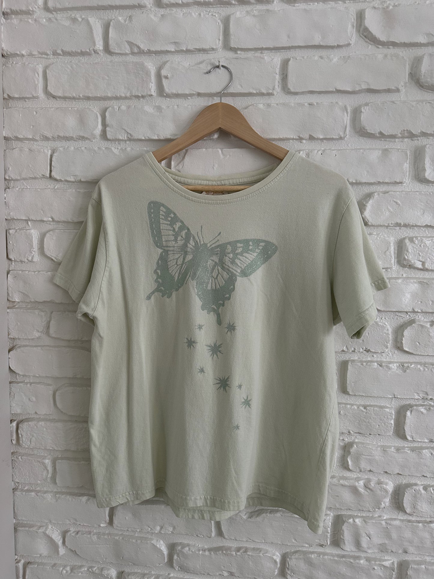 Butterfly Glitter Tee (L)