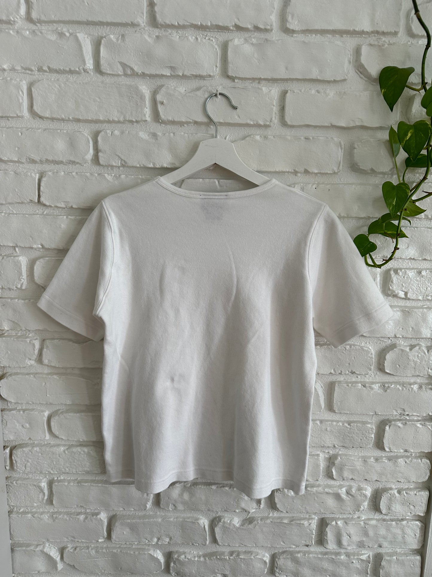 Casual Glitz White Tee (M)