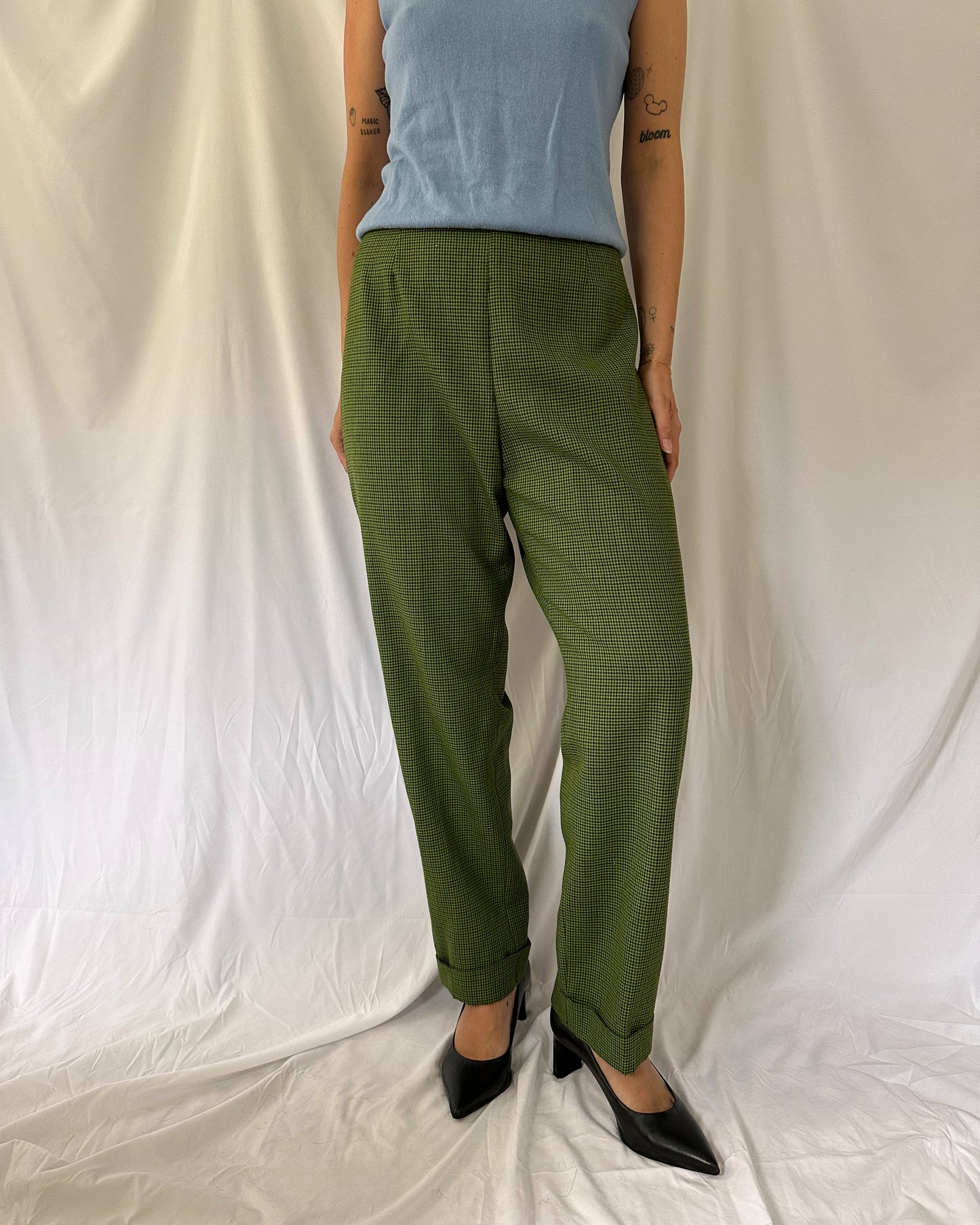 Green Houndstooth Pants (16)