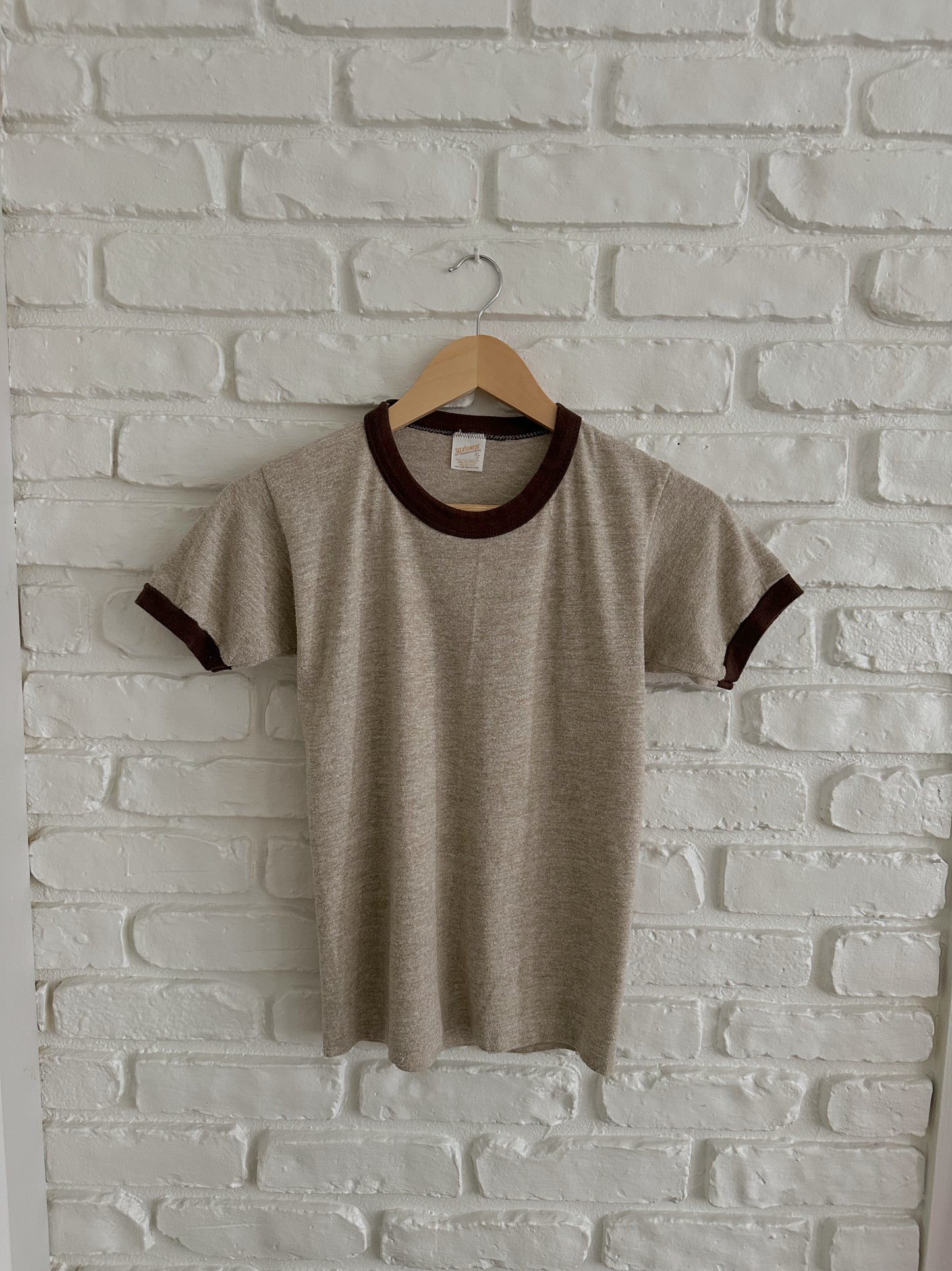 Oatmeal Ringer Tee (XS)