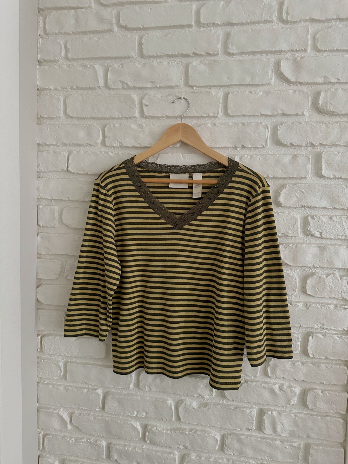 Virgo Striped Top (L)